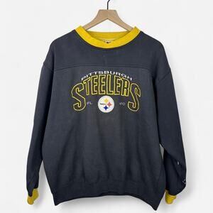 Vintage lee sport pittsburgh steelers crewneck sweatshirt